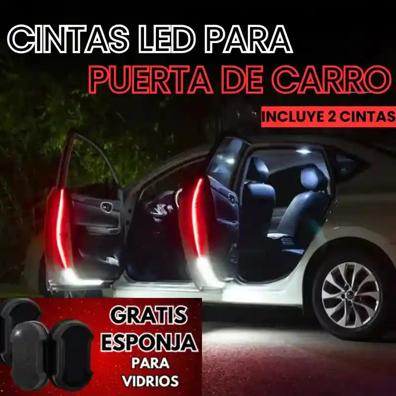 Cintas LED de Advertencia para carro + Gratis Limpia Vidrios
