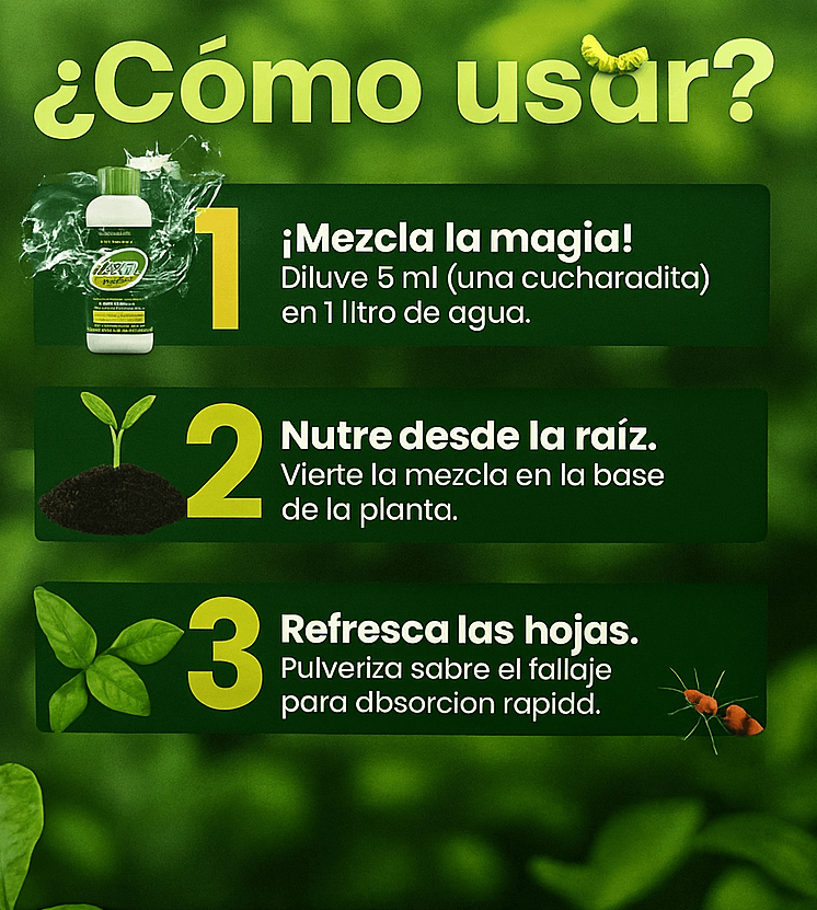 FERTILIZANTE PARA PLANTAS CERTIFICADO|° 2X1