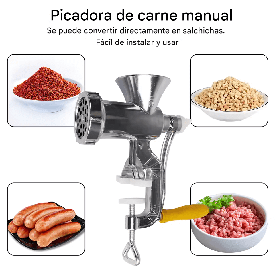 MOLINO MANUAL DE CARNES MULTIFUNCIONAL |°