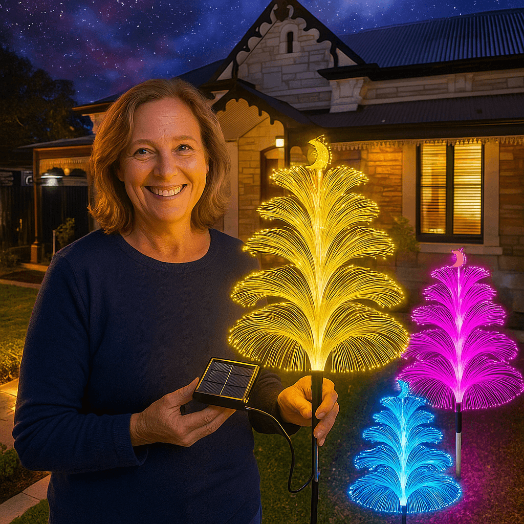 LAMPARA de ARBOL SOLAR RECARGABLE °|