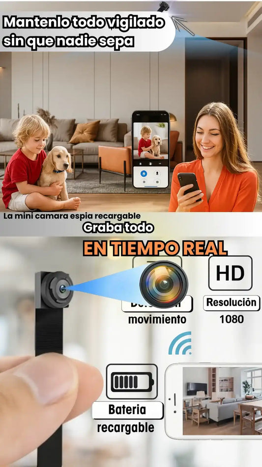CAMARA ESPIA OJO DE AGUILA HD 1080|°CERTIFICADA