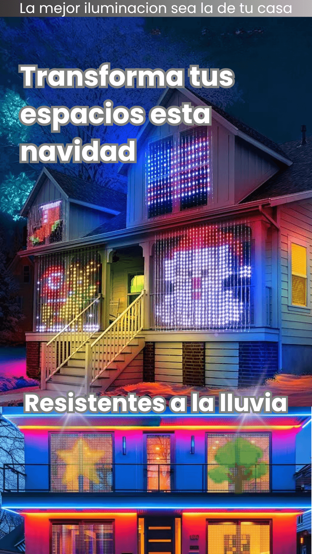 Cortina LED inteligente|°