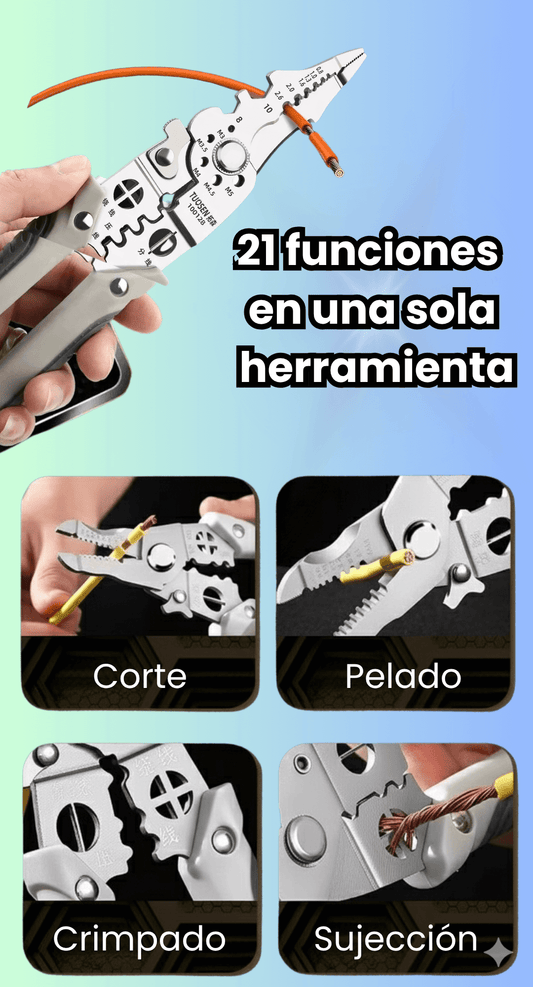Alicate multifuncional 21 en 1