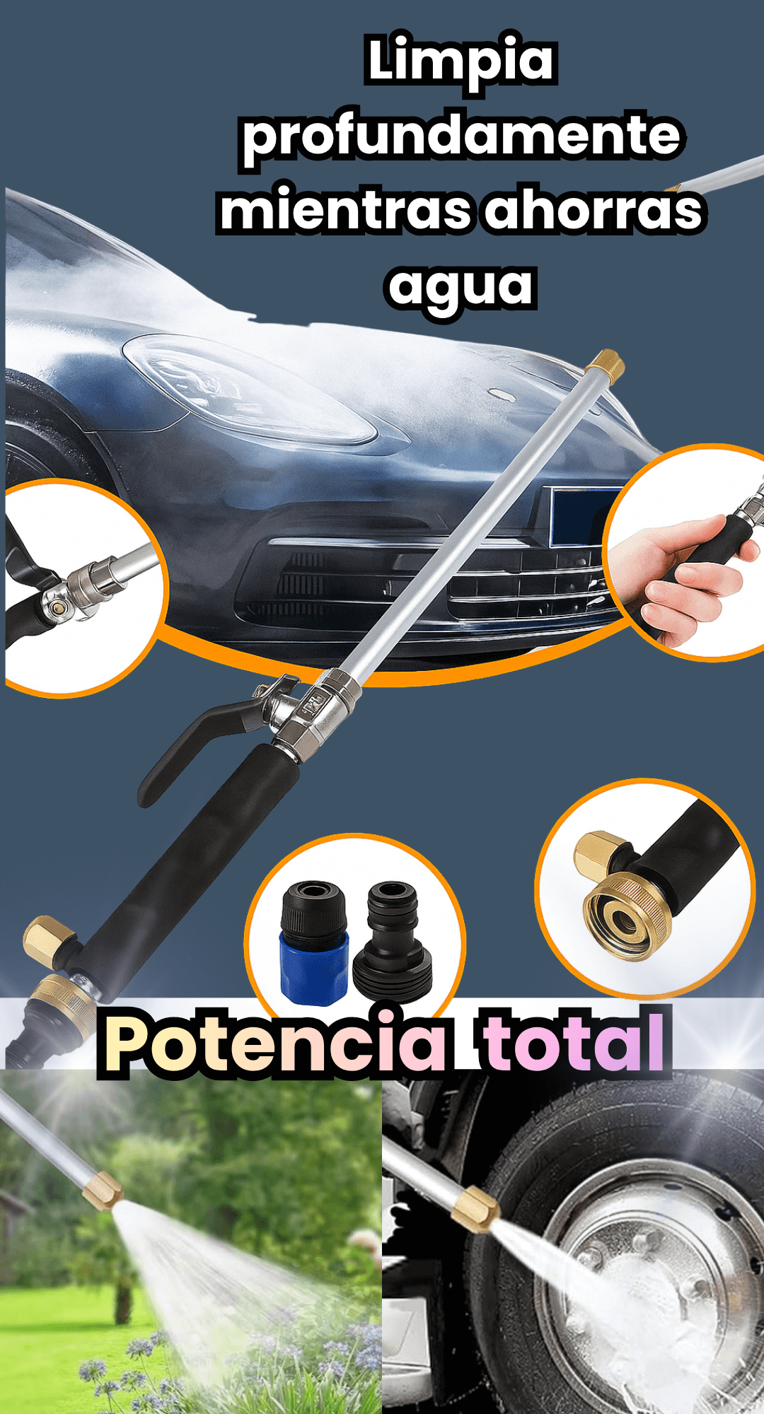 Pistola de agua a presión certificada