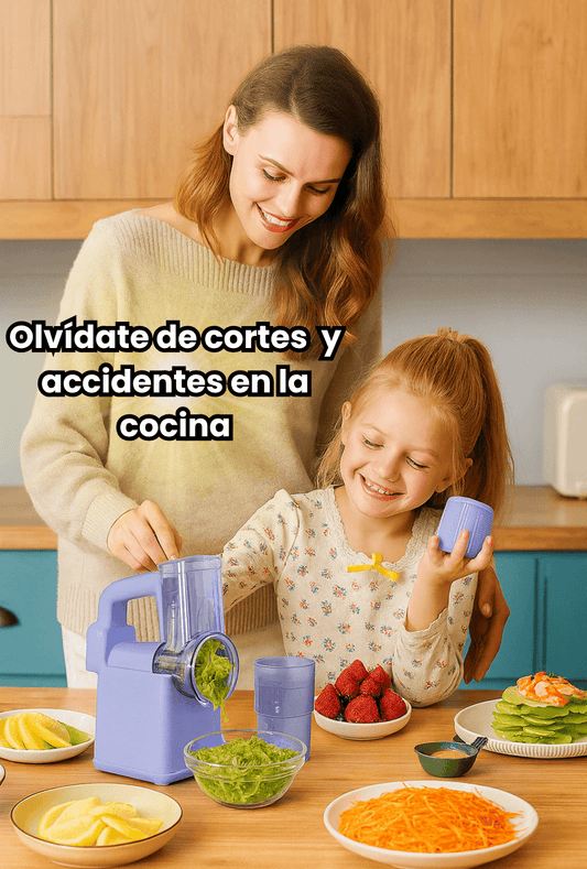 Trituradora/Cortadora de vegetales Eléctrica Recargable