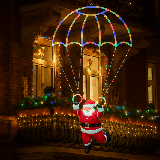 SANTA VOLADOR MAGICO LED DE 80cm |°