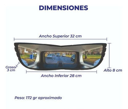 ESPEJO RETROVISOR DETECTOR DE PUNTOS CIEGOS🚘