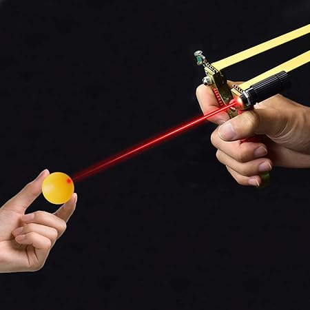 Cauchera tirachinas con mira en aleación de Titania |°