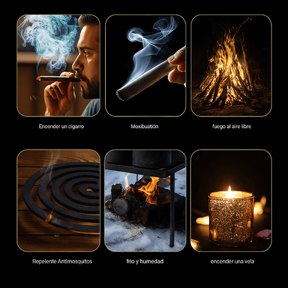 LLAVERO ENCENDEDOR INFINITO LINGOTE DE ORO 2X1°