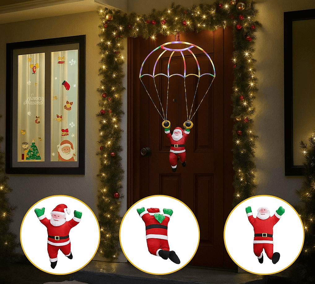 SANTA VOLADOR MAGICO LED DE 80cm |°