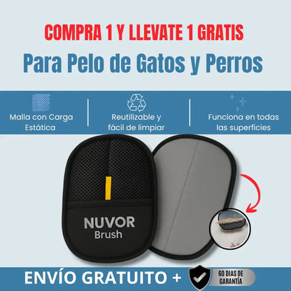 2x1- NUVOR Brush™ – Guante Inteligente para el Pelo de Mascotas