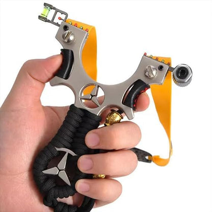 Cauchera tirachinas con mira en aleación de Titania |°