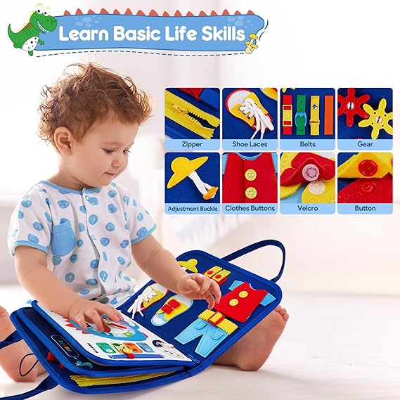 Libro Sensorial de Actividades Juguete - Educativos