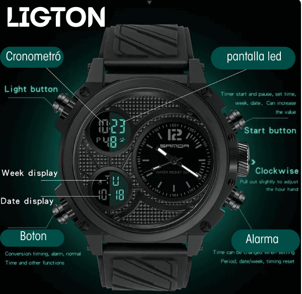 RELOJ LIGTON EXCLUSIVO