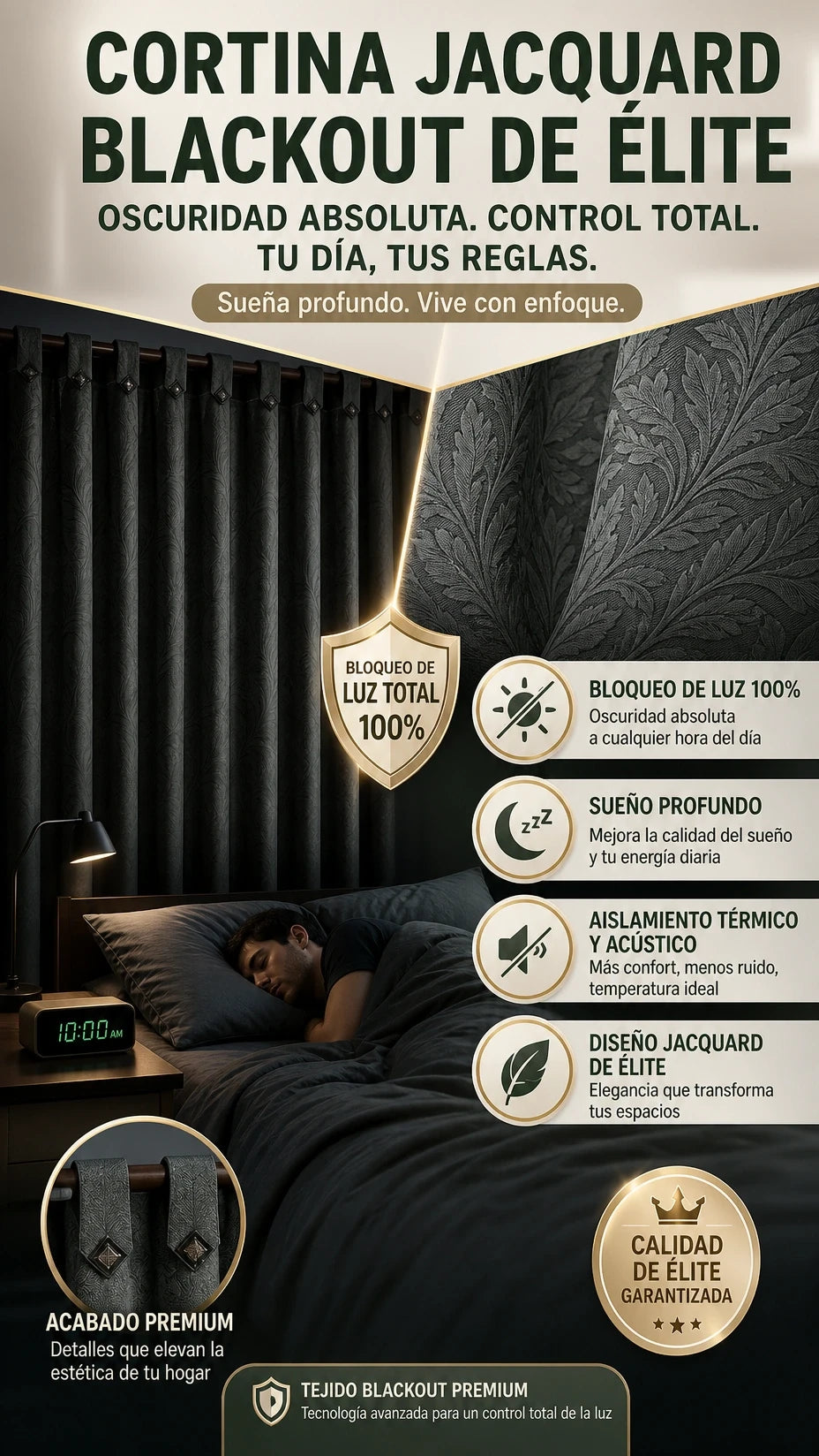 CORTINA JACQUARD PREMIUM