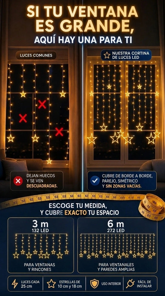 CASCADA LED NAVIDEÑA